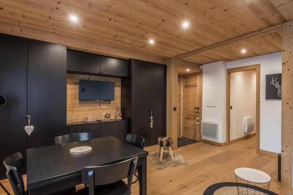 Charmant T2 Megeve, 10 Min A Pied Du Centre Exteriér fotografie